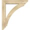 Ekena Millwork Thorton Slat Rough Sawn Bracket w/ Offset Brace, Douglas Fir, 6"W x 28"D x 32"H BKT0604X28X32THR06RDF - alternate 3